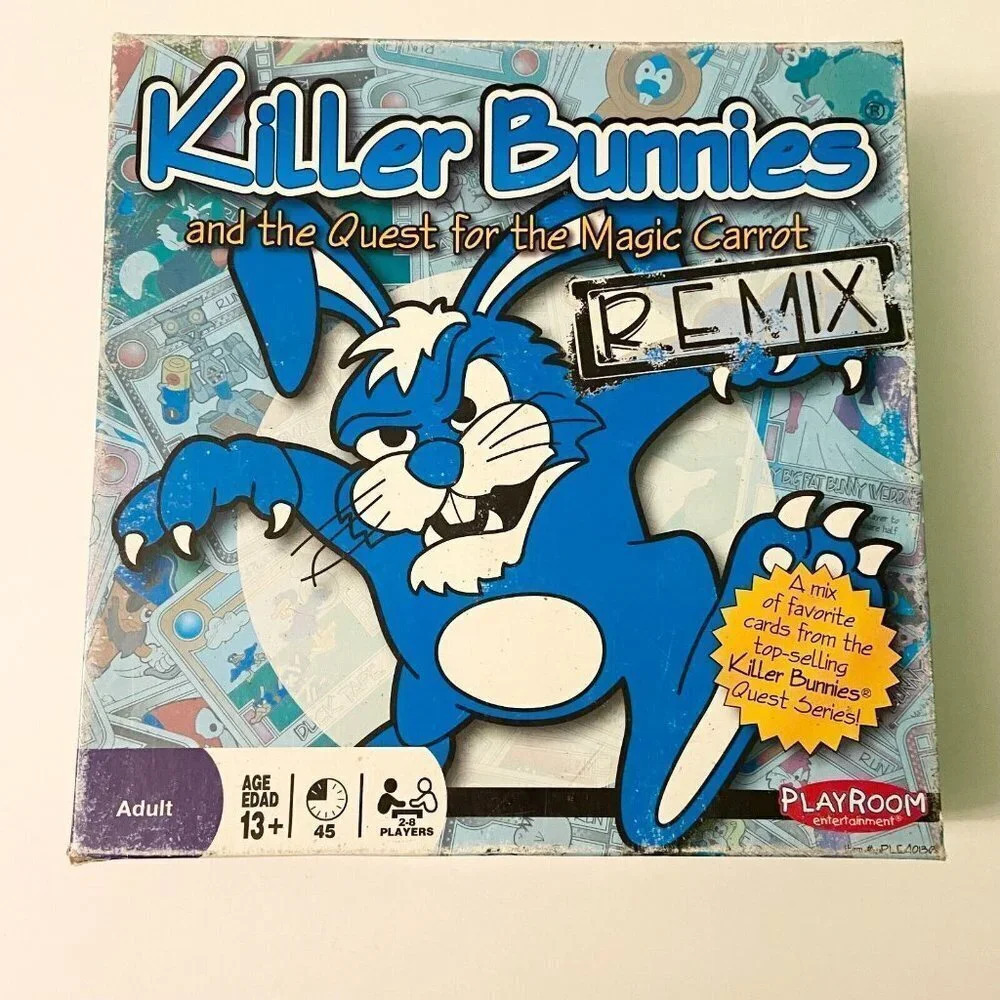 2009 Killer Bunnies and the Quest for Magic Carrot Remix Card Game Incomplete
